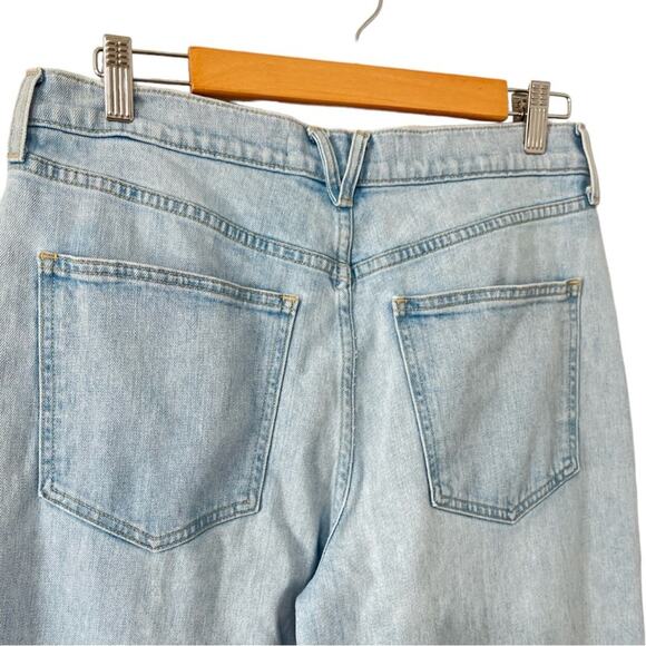 Veronica Beard Jeans Blake Classic Straight High Rise Sz 30 10 Relaxed Blue - Picture 5 of 11